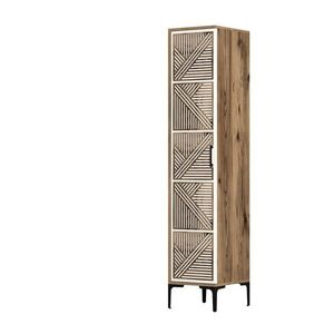 Dulap pentru haine, Hommy Craft, Kumsal P, 40x47 cm, PAL, Nuc/Alb imagine