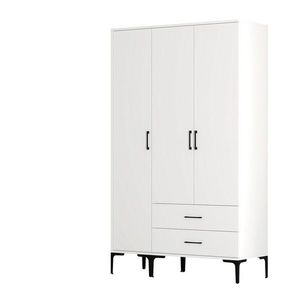 Dulap pentru haine, Hommy Craft, Kumsal ST, 120x47 cm, PAL, Alb imagine