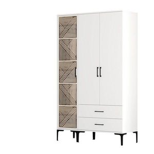 Dulap pentru haine, Hommy Craft, Kumsal PT, 120x47 cm, PAL, Alb imagine