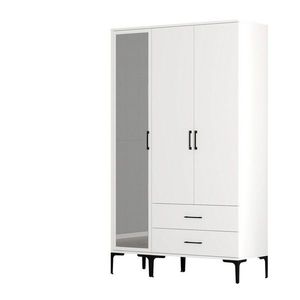Dulap pentru haine, Hommy Craft, Kumsal RT, 120x47 cm, PAL, Alb imagine