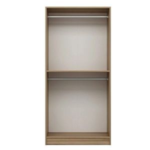 Dulap pentru haine, Minerva, Kale Plus Oak, 90x210x52 cm, PAL, Stejar imagine