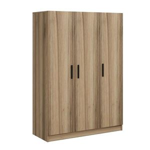 Dulap pentru haine, Minerva, Kale Oak, 135x190x52 cm, PAL, Stejar imagine