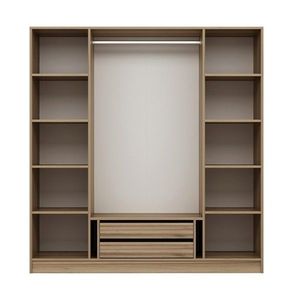 Dulap pentru haine, Minerva, Kale Plus, 180x210x52 cm, PAL, Stejar imagine