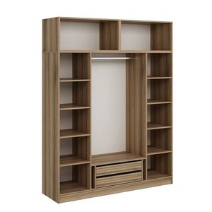 Dulap pentru haine, Minerva, Kale, 180x235x52 cm, PAL, Dore imagine