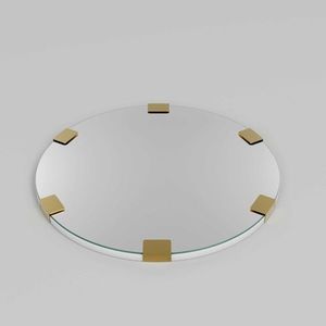 Oglinda decorativa, Neostill, Chakra Mirror, 100% CARTON DURO, Auriu imagine