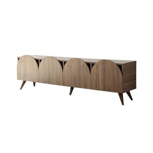 Comoda TV, Neostill, Mesta, 180x50x35 cm, Cadru: PAL MELAMINAT 100%., Maro imagine