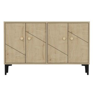Comoda TV, Odessa, Myria, 120x30x75 cm, PAL, Maro imagine