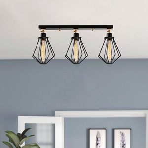 Lustra, Alby, 525NOR1481, Metal, Negru imagine