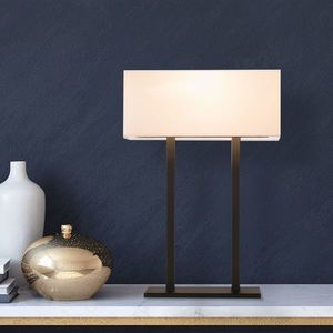 Lampa de masa, Alby, 527ABY2186, Fier, Alb/Negru imagine