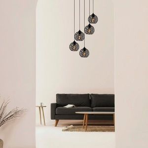 Lustra, Alby, 527ABY1782, Metal, Negru imagine