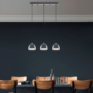 Lustra, Fulgor, 942FLG1484, Metal, Antracit imagine