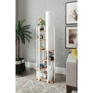Lampadar, FullHouse, 390FLH2156, PAL, Alb / Natural imagine