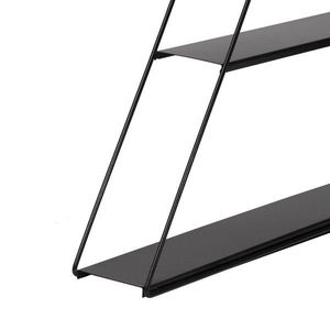 Raft de perete, Puqa Design, Cara, 60x9x70 cm, Metal, Negru imagine