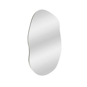 Oglinda decorativa, Siam, Lossa, 52x89x2 cm, MDF , Negru imagine