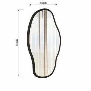 Oglinda decorativa, Siam, Couldy, 45x85x2 cm, MDF , Transparent imagine
