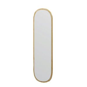 Oglinda decorativa, Siam, Magnum, 40x120x2 cm, MDF , Natural imagine