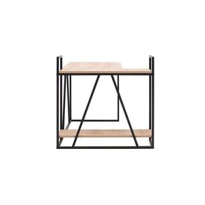 Birou, Arnetti, Lissa Kose, 140x90x85 cm, PAL, Safir / Negru imagine