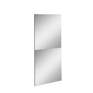 Oglinda decorativa, Mirrorland, Rectangular, Oglinda acrilica;MDF, Argintiu imagine