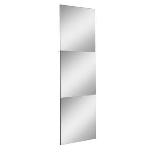 Oglinda decorativa, Mirrorland, Rectangular, Oglinda acrilica;MDF, Argintiu imagine