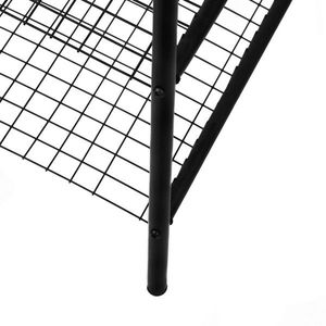 Pantofar, Puqa Design, Roger, 69x29x20 cm, Metal, Negru imagine