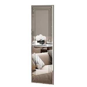 Oglinda decorativa, Siam, Neom, 40x120x2 cm, MDF , Alb imagine