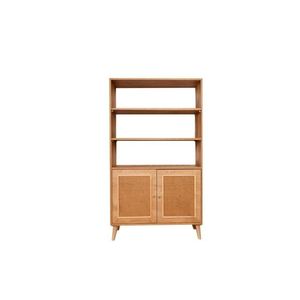 Corp biblioteca, Wolina, Jüt Bookshelf, 40x90x110 cm, Lemn, Stejar imagine