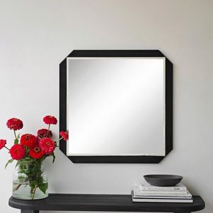 Oglinda decorativa, Neostill, Carre, 70x70 cm, PAL, Negru imagine