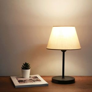 Lampa de masa, Insignio, 780SGN2540, Metal, Bej/Negru imagine