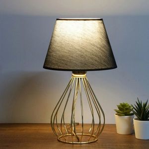 Lampa de masa, Insignio, 780SGN2557, Metal, Negru imagine