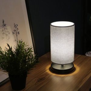 Lampa de masa, Insignio, 780SGN2578, Lemn, Gri imagine