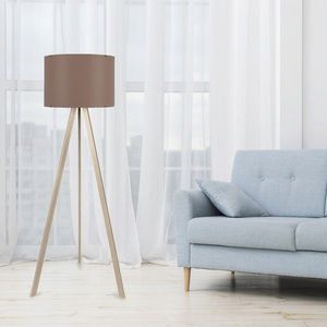 Lampadar, Insignio, 780SGN1415, 70% MDF/30% tesatura PVC, Nurca / Crema imagine