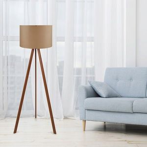 Lampadar, Insignio, 780SGN2479, 70% MDF/30% tesatura PVC, Maro / Maro imagine