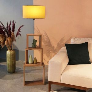 Lampadar, Insignio, 780SGN1962, MDF/Lemn, Bej/Maro imagine