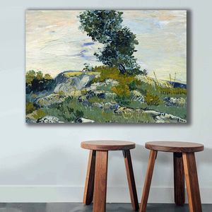 Tablou decorativ, 70100VANGOGH019, Canvas, Lemn, Multicolor imagine