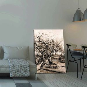Tablou decorativ, 70100VANGOGH020, Canvas, Lemn, Multicolor imagine