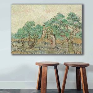 Tablou decorativ, 70100VANGOGH021, Canvas, Lemn, Multicolor imagine