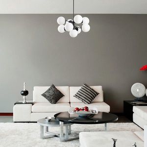 Lustra, Nitid, 536NTD1170, Metal, Negru imagine