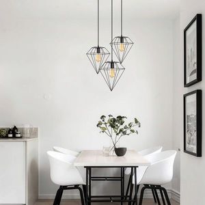 Lustra, Opviq, 892OPV1626, Metal, Negru imagine