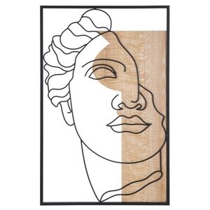 Decoratiune de perete David -A, Mauro Ferretti, 50x80 cm, MDF, multicolor imagine