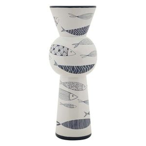 Vaza decorativa Fish Tall, Mauro Ferretti, 14x38.5 cm, ceramica, multicolor imagine