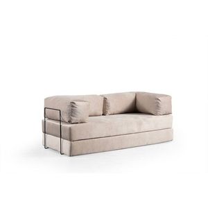 Canapea extensibila 2 locuri, Artie, 560ARE4157, Poliester, Crem imagine