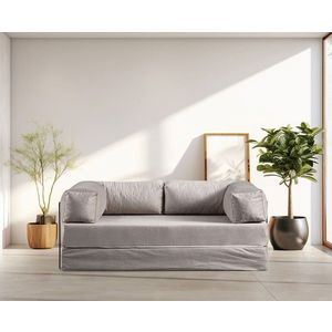 Canapea extensibila 2 locuri, Artie, 560ARE4178, Poliester , Structură integrală din spumă, Bej imagine