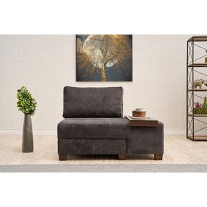 Fotoliu extensibil, Balcab Home, 825BLC4709, Lemn, Antracit imagine