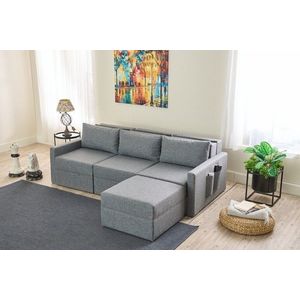 Coltar, Balcab Home, 825BLC5270, Lemn de brad, Gri imagine