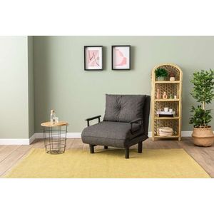 Fotoliu extensibil, Futon, 859FTN2346, Metal , Gri inchis imagine