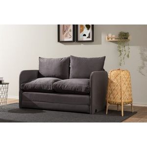 Canapea extensibila 2 locuri, Futon, 859FTN2873, Metal , Gri imagine