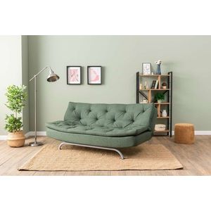 Canapea extensibila 3 locuri, Futon, 859FTN2895, Metal , Verde imagine