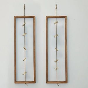 Raft de perete, Evila Originals, Raf287, 20x70x2 cm, Lemn masiv, Lemn imagine