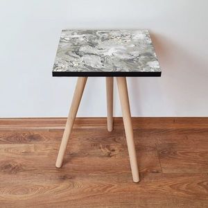 Masuta, Leona, Shp133, 35x42x35 cm, MDF , Gri / Bej / Alb imagine