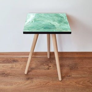 Masuta, Leona, Shp179, 35x42x35 cm, MDF , Verde/Alb imagine